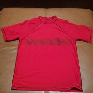 Speedo short sleeve swim shirt